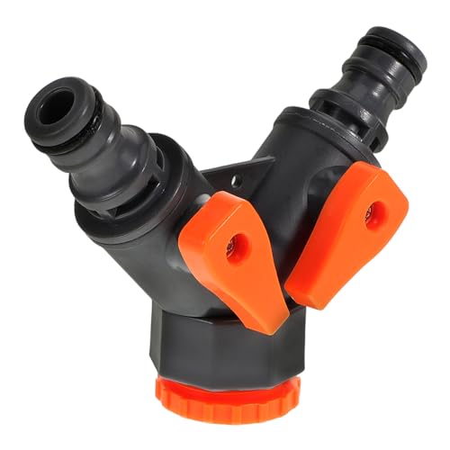 EXCEART Schlauchverteiler Adapter für Waschmaschine Robuster Rohranschluss Installieren Gleichzeitig Wasserhähne Langlebige Konstruktion von EXCEART