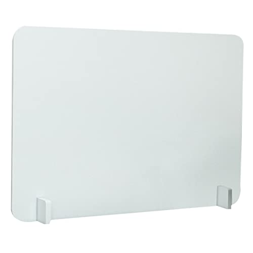 EXCEART Schreibtisch-trennwand Schreibtisch-trennwände Sichtschutz Für Schülerschreibtische Tischteilerplatten Desktop-privatsphäre-Panel Tisch-sichtschutz Auslaufschutz Büro Weiß Acryl von EXCEART