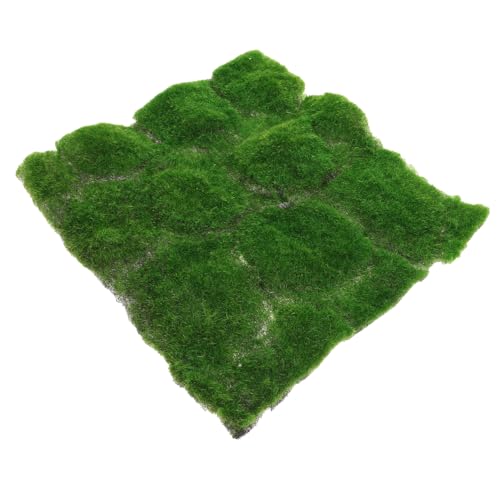 EXCEART Simulierte künstliche Moos-Wohnaccessoires Kunstrasen- simulierte Grasmatte kunstrasenmatten mikrolandschaft nachgemachtes Gras Kissen aus künstlichem Gras Plastik Green von EXCEART
