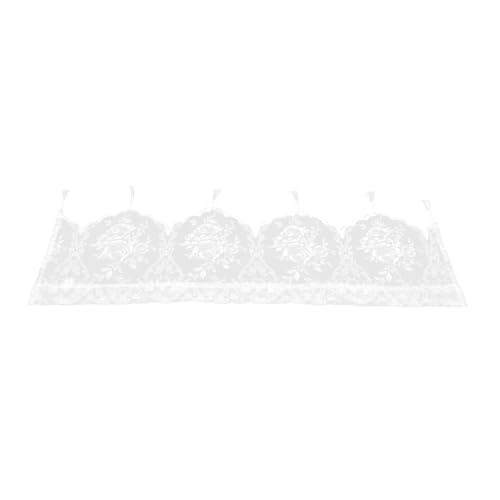 EXCEART Spitzenvorhang Transparenter Kurzvorhang Hochwertigem Lace Für Schlafzimmer Und Wohnzimmer Und Pflegeleicht Für Stilvolle Raumgestaltung von EXCEART