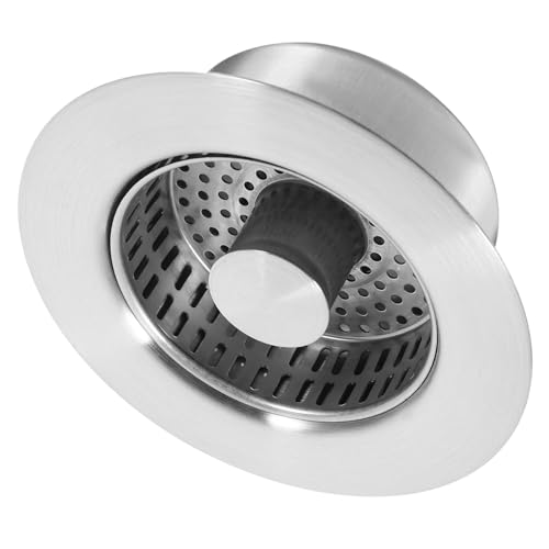 EXCEART Spülensieb Abflussfänger für Küchenspülen Pop Up Abflussstopfen mit Lecksicherem Design und Langlebigem Material für Täglichen Gebrauch EXCEART Spülensieb Abflussfänger für Küchenspülen Pop Up Abflussstopfen mit Lecksicherem Design und Langlebigem Material für Täglichen Gebrauch von EXCEART
