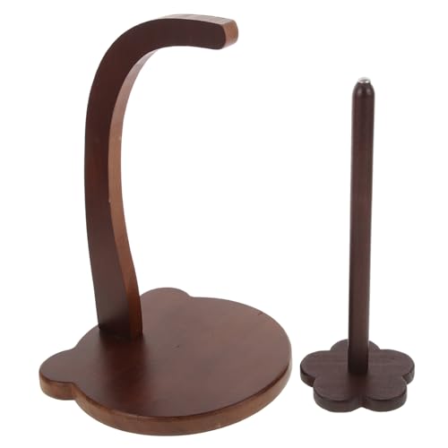 EXCEART Garnrollenhalter Aus Holz – Stickgarnständer Zur Garnaufbewahrung Mit Stabilem Sockel EXCEART Garnrollenhalter Aus Holz – Stickgarnständer Zur Garnaufbewahrung Mit Stabilem Sockel von EXCEART