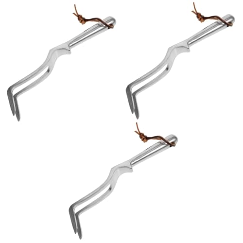 EXCEART Strauchrechen Gartenarbeit Gartenwerkzeug Handliches Werkzeug Metall Rechen Mini Rechen Handrechen Landschaftsbau Picker Gartengeräte Pflanz Rechen Magnesium-Aluminium-Legierung von EXCEART