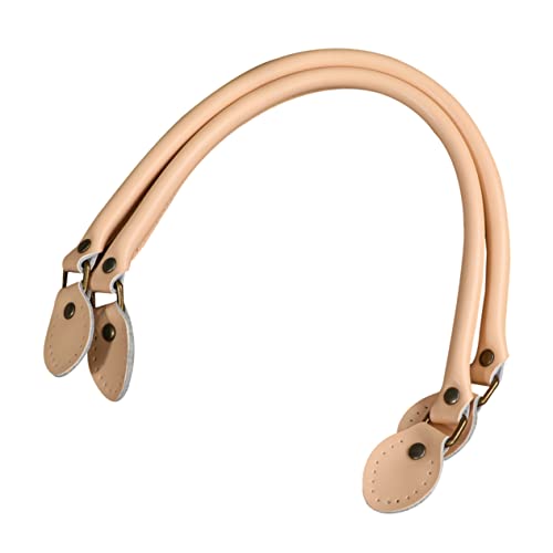 EXCEART Leder Taschengurt Handtaschengürtel Ersatzgurt Für Damenbeutel Schultergurt Zum Selbermachen Beige Gelb von EXCEART