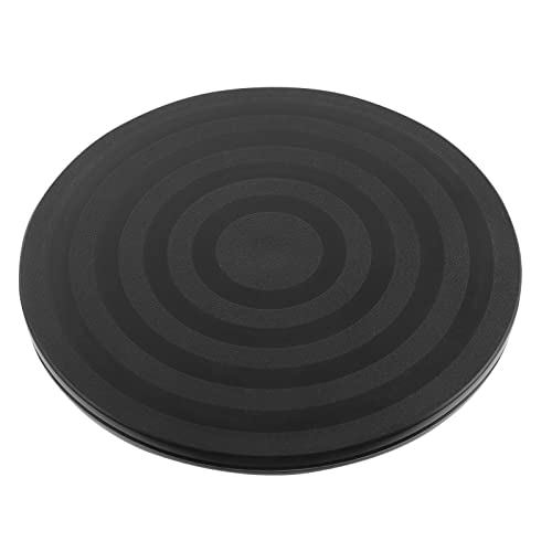EXCEART Töpfer-Plattenspieler Rad Tablett Ton Tonskulptur-Stift Tonpinselwerkzeug Töpferwerkzeuge Drehlager Aus Ton Rotierender Ton Lufttrockener Ton Plattenspieler Aus Ton Plastik Black von EXCEART