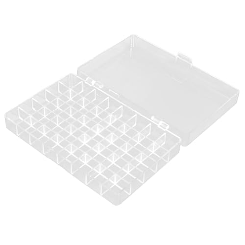 EXCEART 40gitter Transparente Acryl-aufbewahrungsbox Mit Fächern Für Bastelbedarf Schmuck Und Kleinteile Geeignet Als Schreibtisch-Organizer Organizer Für Junge Mädchen von EXCEART