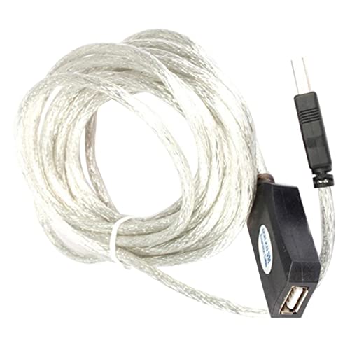 EXCEART USB Verlängerungskabel Aktives Repeaterkabel für Datenübertragung Male zu Female für Pc Drucker Scanner und Andere USB Geräte EXCEART USB Verlängerungskabel Aktives Repeaterkabel für Datenübertragung Male zu Female für Pc Drucker Scanner und Andere USB Geräte von EXCEART