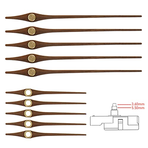 EXCEART Uhrzeiger Holz Uhrwerk Ersatz Kit DIY Maximal Zifferblatt Mechanismus Reparatur Werkzeug Pendeluhr Bewegung Kit für DIY Wanduhr Handwerk 12 Zoll 5 Sets EXCEART Uhrzeiger Holz Uhrwerk Ersatz Kit DIY Maximal Zifferblatt Mechanismus Reparatur Werkzeug Pendeluhr Bewegung Kit für DIY Wanduhr Handwerk 12 Zoll 5 Sets von EXCEART