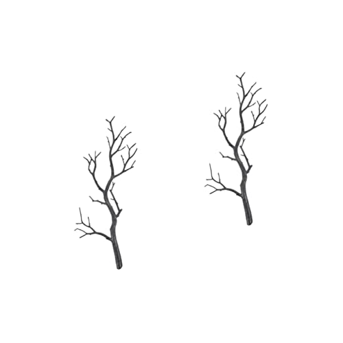 EXCEART Vase Für Baumzweig 2Pcs Künstlicher AST Kunststofffüller Adornos para Mesa De Black Plants Rattan Decor Plastic Plants Künstliche Äste Stängel Äste Kiefernzweig Herbst von EXCEART