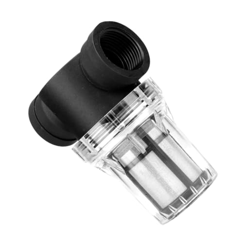 EXCEART Vorderfilterbecher Filtration Wasserreinigungsrohr Ersatz Brunnenwasser-Vorfilter Wasservorfilter deko wasserfilter werkzeug Wasserreiniger Schwarz von EXCEART