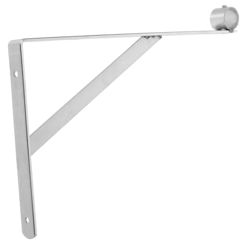 EXCEART Wäscheständer Rohrhalterung Für Die Wandmontage Halterung Für Kleiderstange Stangenhalterung Für Schwere Lasten Kleiderstangenhalter Wandhalterung Silver Rostfreier Stahl EXCEART Wäscheständer Rohrhalterung Für Die Wandmontage Halterung Für Kleiderstange Stangenhalterung Für Schwere Lasten Kleiderstangenhalter Wandhalterung Silver Rostfreier Stahl von EXCEART