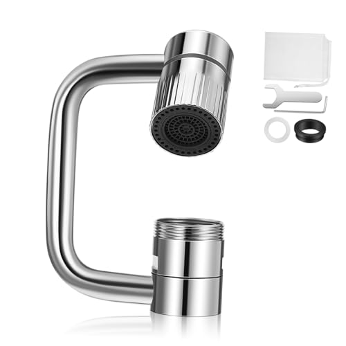 EXCEART Wasserhahnverlängerung Einfache Installation Multifunktionale Wasserhahndrehung Wasserhahnverlängerung Wasserhahn Multifunktionaler Wasserhahnaufsatz Wasserhahn von EXCEART