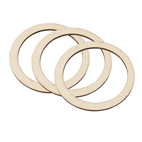 EXCEART 200 Stücke Runde Form Dekorative Holz Chips Handwerk Decor Schlüssel Dekoration Höhlte Holz Scheibe Für Scrapbooking 3cm EXCEART 200 Stücke Runde Form Dekorative Holz Chips Handwerk Decor Schlüssel Dekoration Höhlte Holz Scheibe Für Scrapbooking 3cm von EXCEART