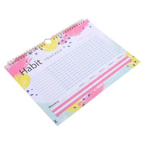 EXCEART Zieltagebuch Gewohnheiten-tracker Inspirierender Ziel-tracker Planer-gewohnheits-tracker Monatlicher Gewohnheitstracker Ziel Tagebuch Trainingskalender Papier Einfach Notizbuch EXCEART Zieltagebuch Gewohnheiten-tracker Inspirierender Ziel-tracker Planer-gewohnheits-tracker Monatlicher Gewohnheitstracker Ziel Tagebuch Trainingskalender Papier Einfach Notizbuch von EXCEART