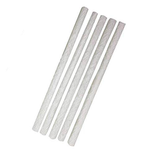 10 StüCk Glasfaser-Dochte FüR ÖLlampen, Fackeln, Weinflaschenlaternen, Gartenbeleuchtung, 25 cm, Weiß 10 StüCk Glasfaser-Dochte FüR ÖLlampen, Fackeln, Weinflaschenlaternen, Gartenbeleuchtung, 25 cm, Weiß von EXCEART