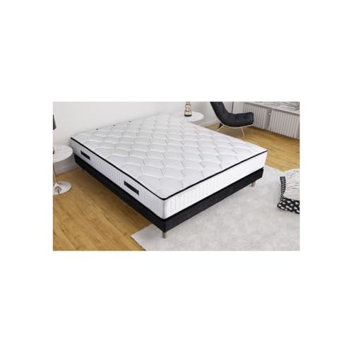 Boxspring- und Matratzenset - NEW YORK - 140 x 190 - Federn - Lattenrost von EXCELLENCE COLLECTION
