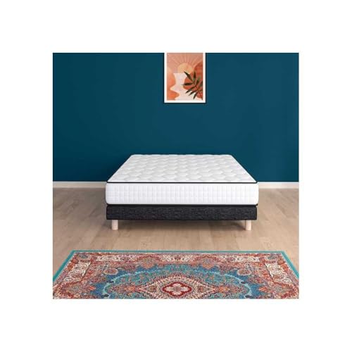 Boxspring- und Matratzenset - NEW YORK - 160 x 200 - Federn - Lattenrost von EXCELLENCE COLLECTION