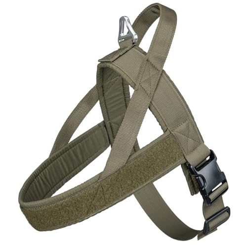 EXCELLENT ELITE SPANKER Ziehfreies Hundegeschirr mit Griff Verstellbares Hundegeschirr aus Nylon Einfaches Training für kleine, mittlere und große Hunde(RGN-XS) von EXCELLENT ELITE SPANKER
