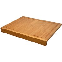 Excellent - 45 x 35 cm schneidbrett bambusbackbrett schneidebrett küchenbrett holz bambus von EXCELLENT