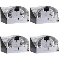 Excellent Houseware - 4 x Ofenblech 2er-Set Alu Grill Zubehör bbq Outdoor Camping von EXCELLENT HOUSEWARE