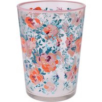 Excellent Houseware - Großes Glas mit Blumenmuster, 510 ml von EXCELLENT HOUSEWARE