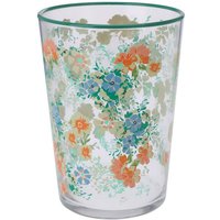 Excellent Houseware - Großes Glas mit Blumenmuster, 510 ml von EXCELLENT HOUSEWARE
