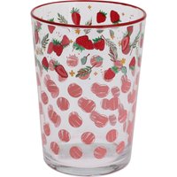 Excellent Houseware - Großes Glas mit Obstmuster, 510 ml von EXCELLENT HOUSEWARE