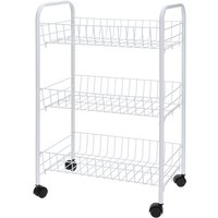 Küchenwagen Servierwagen Küchentrolley 62x40x26 cm von EXCELLENT