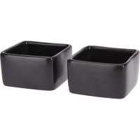 Schwarze Servierschüssel, quadratisch, 2er-Set Schwarze Servierschüssel, quadratisch, 2er-Set von EXCELLENT HOUSEWARE