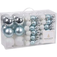 Excellent Houseware - Weihnachtskugel-Set, 94-teilig, Christbaumkugel in verschiedenen Größen von EXCELLENT HOUSEWARE