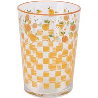 Excellent Houseware - Großes Glas mit Obstmuster, 510 ml von EXCELLENT HOUSEWARE