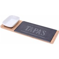 Excellent Houseware - Servier-Set mit Bambustablett, 30 x 10 cm von EXCELLENT HOUSEWARE
