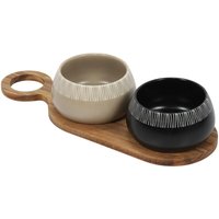 Snackschalen RORI, 2 Stück + Tablett von EXCELLENT HOUSEWARE