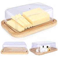 Butter container in bamboo for storage and serving von EXCELLENT