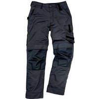 Excess Professional Workwear - Excess Arbeitshose Champ, Gr. 54, schwarz/schwarz von EXCESS PROFESSIONAL WORKWEAR