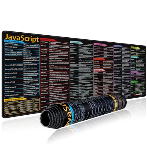 Mauspad-Shortcut-Tasten fur Javascript, Mauspad mit JAVA-Programmiertasten und Tastenkombinationen, Javascript Spickzettel Mousepad für Software-Ingenieure, Schreibtischunterlage 80 * 30cm Mauspad-Shortcut-Tasten fur Javascript, Mauspad mit JAVA-Programmiertasten und Tastenkombinationen, Javascript Spickzettel Mousepad für Software-Ingenieure, Schreibtischunterlage 80 * 30cm von excovip
