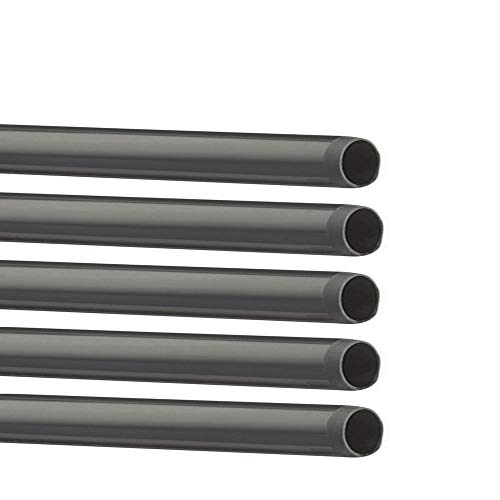 5 Stück PVC Rohr Ø 32mm 1m lang B-Ware. Nur Rohre ohne Rohrverbinder Winkel Kniestück Muffen T-Stück Kappen (5 x 1m Rohr Ø32mm) von EXCOLO