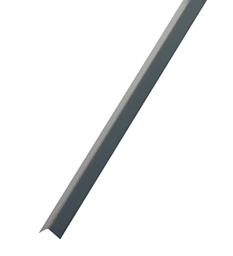 Alu Winkelblech Alu Kantblech Winkel 90° Alu L-Winkel 110mm x 90mm in Grau Anthrazit RAL 7016 Fassaden Verkleidung Wand Abdichtung Mauer abdeckung (110mm x 90mm x 2.000mm) von EXCOLO