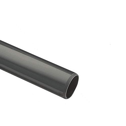 EXCOLO 2m STK PVC Rohr Ø 50 mm. B-Ware. Nur Rohr ohne Winkel Kniestück Muffen T-Stück Kappen Fittings (1 x Rohr 2 Meter lang) von EXCOLO