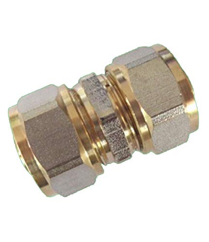 EXCOLO Fittings Verbundrohr (20mm x 20mm) PEX-AL Alu Verbundrohr Verbinder Klemmring Schraubfitting 20 mm Verschraubung von EXCOLO