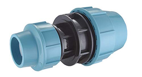 EXCOLO PP-Verbinder für 32 mm PE-Rohr Kupplung Endkappe Verbund Fitting Fittings Formteil Verschraubung Winkel (Red.STK. 32mm x 20mm) von EXCOLO