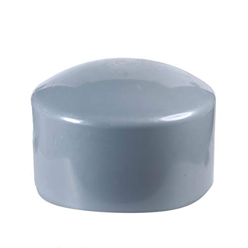 PVC Rohr 32 Rohrverbinder Winkel Kniestück Muffen T-Stück Kappen (Endkappe Ø32mm) von EXCOLO