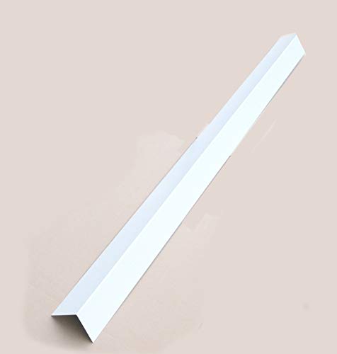 Winkelblech Blechwinkel Kantblech Dachblech Abschlußblech Dach Alu weiss RAL 9010/0,8 mm Stark 2 Meter lang/L Profil 90° Alu weiss RAL 9010 (100mm x 100mm) von EXCOLO