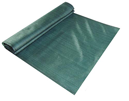 gerüst windschutz staubschutz baustelle wetterschutz Baustellenschutz B-Ware in grün dunkelgrün (200 cm hoch / 20 Meter lang) von EXCOLO