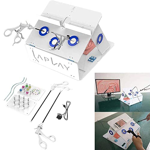 EXCORN Tragbares Laparoskopisches Endo-Trainingsbox-Set, Laparoskopie-Trainer, Praxistueller Simulator Instrumente Set von EXCORN