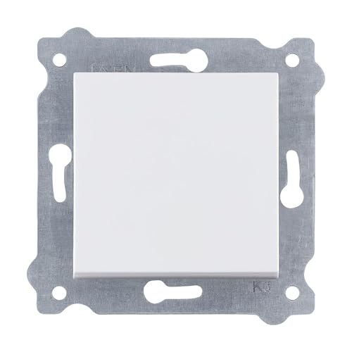 EXEN - Treppenschalter Unterputz 1-fach - Passiver Wechselschalter Weiß - All-in-One Kompatibel mit Serien KARELL/ODAK/COMFORT von Marke EXEN - 209/01E von EXEN