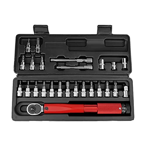 25 Stück 2-24NM Einstellbarer Drehmomentschlüssel Fahrrad Reparatur Werkzeug Set Fahrrad Reparatur Schlüssel Handwerkzeug Set 25 Stück 2-24NM Einstellbarer Drehmomentschlüssel Fahrrad Reparatur Werkzeug Set Fahrrad Reparatur Schlüssel Handwerkzeug Set von EXENXA
