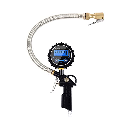 EXENXA Reifendruckprüfer 3 ~ 200 PSI Digitale Anzeige für Reifen Hintergrundbeleuchtung Rohr aus Edelstahl langlebig leicht zu lesen EXENXA Reifendruckprüfer 3 ~ 200 PSI Digitale Anzeige für Reifen Hintergrundbeleuchtung Rohr aus Edelstahl langlebig leicht zu lesen von EXENXA