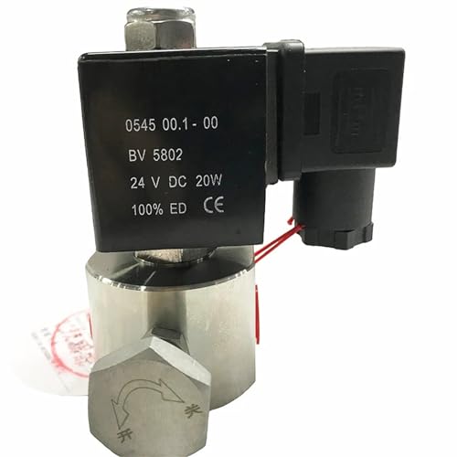 1MPA 10BAR Magnetventil mit manueller Öffnung 4mm 1/4 SS304 DN4 6bar normalerweise geschlossen 1/8(G-36V-6BAR) von EXHOYAJB