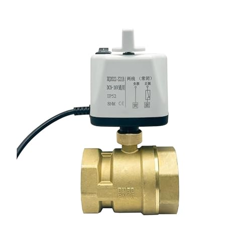 EXHOYAJB 1/2" 3/4" 1" 1-1/4" 1-1/2" 2" Motorisierter Kugelhahn mit manuellem Schalter 2-Draht-Steuerung Normalerweise geschlossener elektrischer Kugelhahn 2-Wege(Dn32,CLOSED-24VDC) von EXHOYAJB